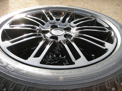 Genuine Land Rover Discovery 4 20" Gloss Black 10 Split Spoke Alloy Wheels Tyres