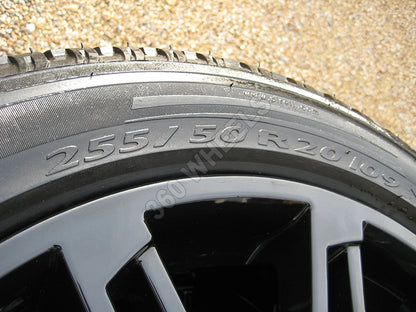 Genuine Land Rover Discovery 4 20" Gloss Black 10 Split Spoke Alloy Wheels Tyres