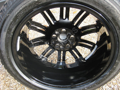 Genuine Land Rover Discovery 4 20" Gloss Black 10 Split Spoke Alloy Wheels Tyres