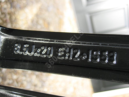 Genuine Land Rover Discovery 4 20" Gloss Black 10 Split Spoke Alloy Wheels Tyres