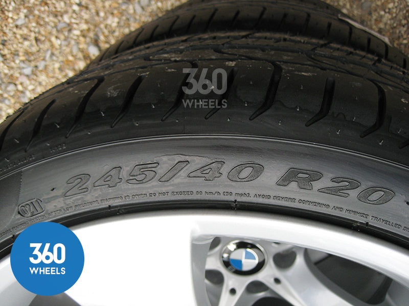 Genuine BMW X3 X4 20" 311 M Sport Star Spoke Alloy Wheels Pirelli Tyres