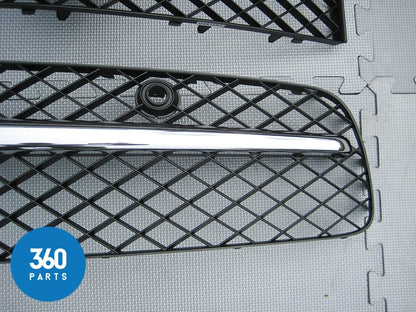 New Genuine Bentley Flying Spur Front Bumper Chrome Grille Left Right 4W0807648K