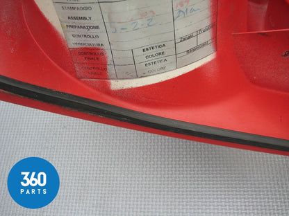Genuine Ferrari 360 Rear Tail Light Cover Panel Trim Fender Red 65001500