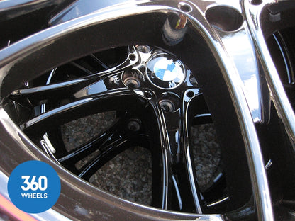 Genuine BMW 20" 361 M Sport Performance 5 Double Spoke Black Red Stripe Alloy Wheels Tyres 36116854611 36116854612