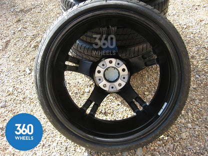 Genuine BMW 20" 361 M Sport Performance 5 Double Spoke Black Red Stripe Alloy Wheels Tyres 36116854611 36116854612