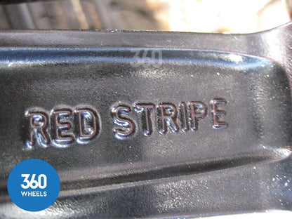 Genuine BMW 20" 361 M Sport Performance 5 Double Spoke Black Red Stripe Alloy Wheels Tyres 36116854611 36116854612