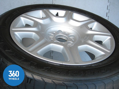 Genuine Rolls Royce Ghost 19" Silver Alloy Wheels Goodyear Runflat Tyres 6782413