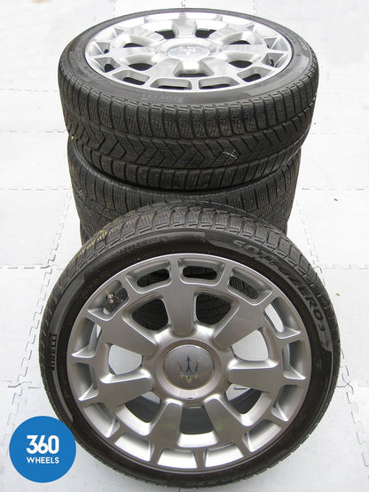 Genuine Maserati 20" Ghibli Quattroporte Crono Alloy Wheel Set Pirelli P Zero Winter Tyres 670011857 670011858