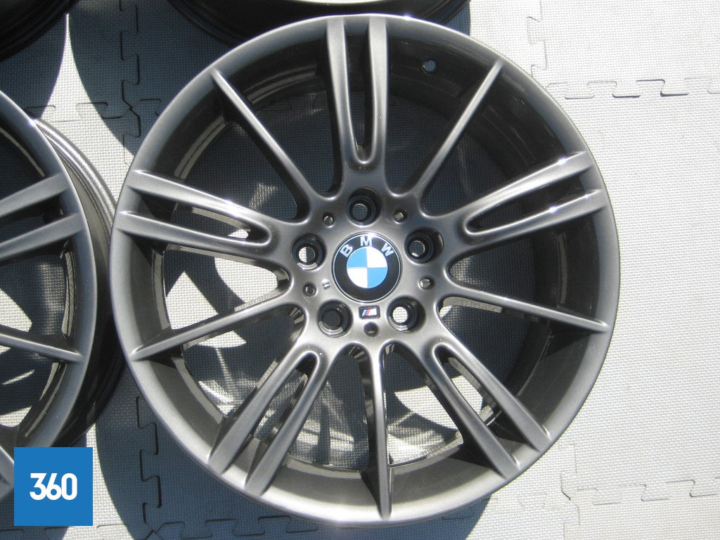 Genuine BMW 3 Series 18" MV3 M Sport Ferric Grey Alloy Wheels Set E90 E91 E92 36118036934 36118036933