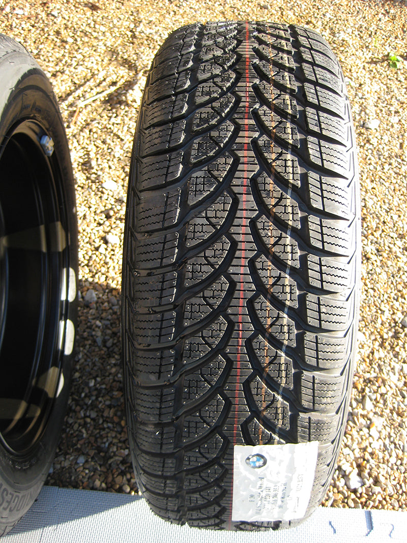 Genuine BMW 16" 3 & 4 Series Steel Alloy Wheel Winter Bridgestone RSC Tyres Set