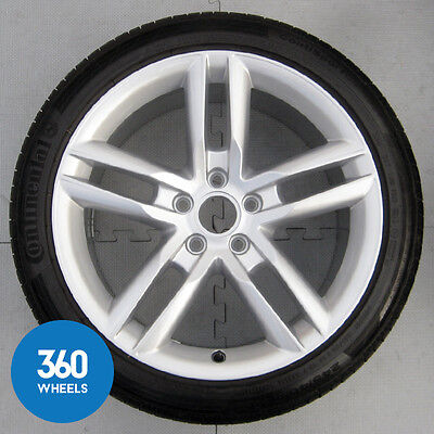 Genuine Audi TTRS 18 Double Spoke 9J Alloy Wheel 4.9mm Tyre 8J0601025AN