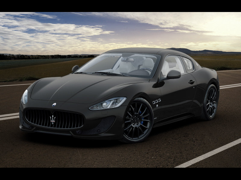 Genuine Maserati 20" Trident Gloss Black Alloy Wheel Set 82126803 82126801