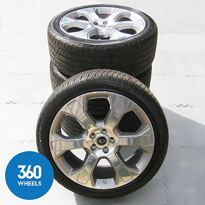 Genuine Range Rover 22" Style 601 Alloy Wheels Continental Tyres LR037747