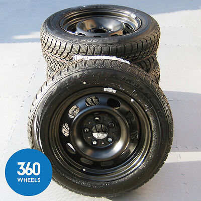 Genuine BMW 16" 3 & 4 Series Steel Alloy Wheel Winter Bridgestone RSC Tyres Set