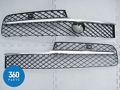 New Genuine Bentley Flying Spur Front Bumper Chrome Grille Left Right 4W0807648K