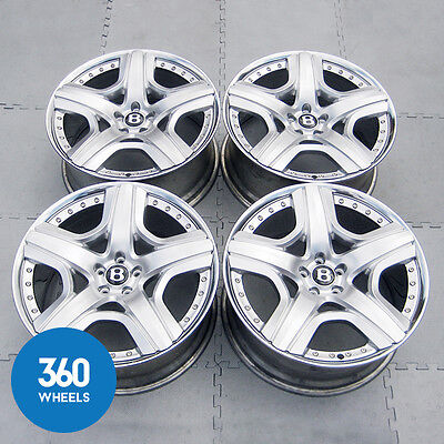 Genuine Bentley Continental 21" Mulliner 2 Piece Alloy Wheel Set 3W0601025DA