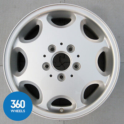 Genuine Mercedes E Class 15" 6.5J 8 Hole Deneb Alloy Wheel Silver A2104010302