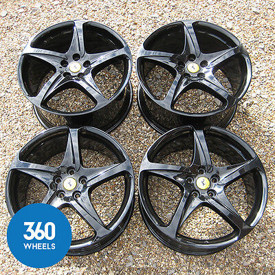 Genuine Ferrari FF 20" 5 Twist Spoke Black Alloy Wheels 260697 274882 273270