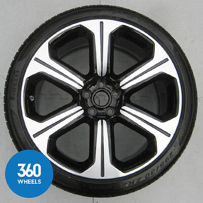 Genuine Jaguar 20" XFRS Varuna 6 Spoke Rear Alloy Wheel Pirelli P Zero Tyre C2Z27060 C2Z27058