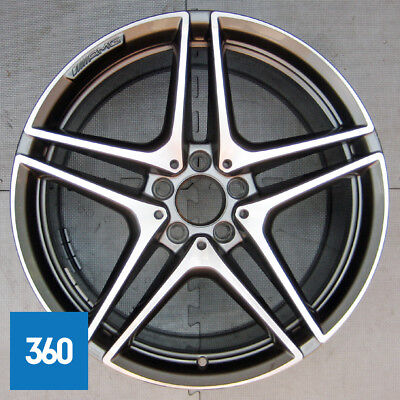 Genuine Mercedes C63 19" 5 Double Spoke Amg Rear Alloy Wheel A2054012000