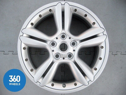 Genuine Mini 18" Countryman Paceman R127 5 Star Double Spoke Silver Alloy Wheel 36109803727