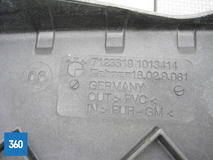 Genuine BMW 6 Series E64 Folding Roof Windshield Frame Cover 54347123319