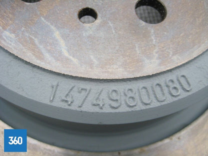 Genuine Fiat Lancia Ulysse Zeta 806 Synergie Rear Brake Disc Pair 9566928380