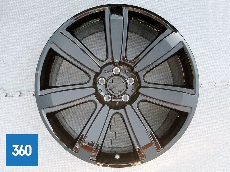 Genuine Bentley GT / GTC 21" 7 Elegant Spoke Gloss Black Alloy Wheel 3W0601025FL