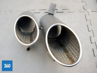 Genuine Lamborghini Huracan Accessory RH Matt Silver Exhaust Tip 4T0071910