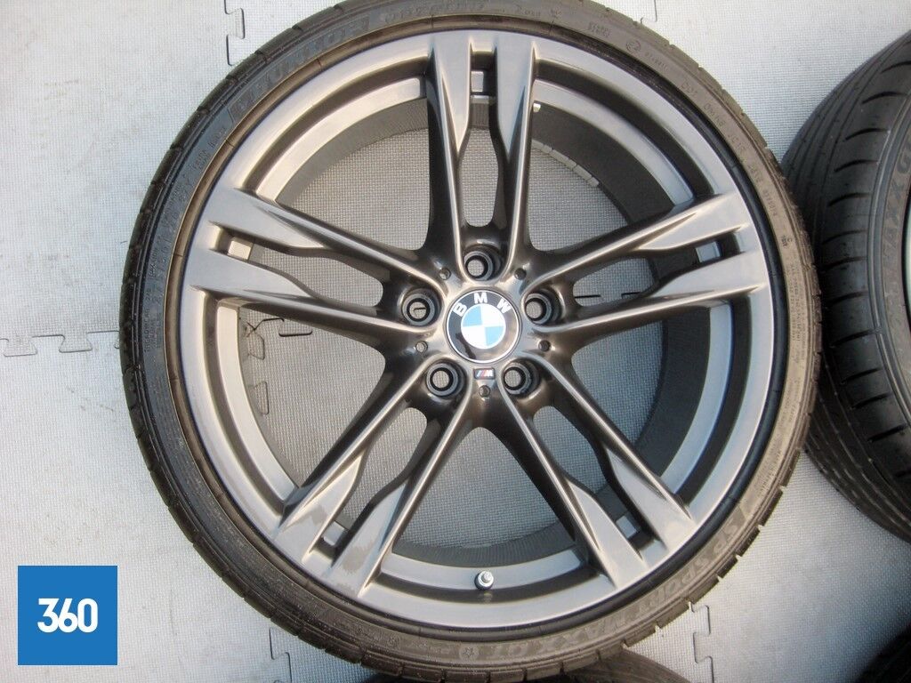 Genuine BMW 5 6 Series 20" 373 M Sport Double Spoke Alloy Wheels Dunlop SP Sport Maxx GT Tyre Set TPMS