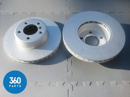 Genuine BMW 7 Series E65 E66 Front Vented Brake Discs Set Pair 34116750265 34116864049