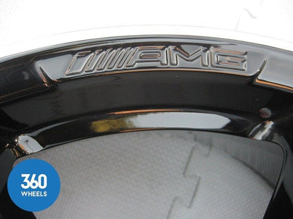 Genuine Mercedes C Class 18 7 Spoke AMG Alloy Wheel Black A2044019802