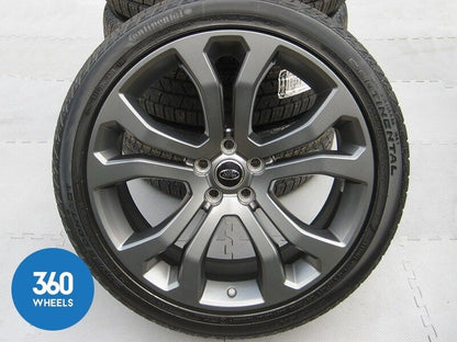 Genuine Range Rover Sport 22" Style 514 Grey Alloy Wheels Tyre Set with TPMS