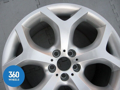 Genuine BMW X6 20" 214 11J Y Spoke Silver Rear Alloy Wheel 36116782916