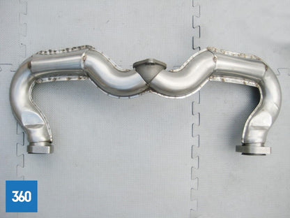 Genuine Ferrari F355 Complete Exhaust Catalytic Bypass Tube 5.2 Motronic 168977