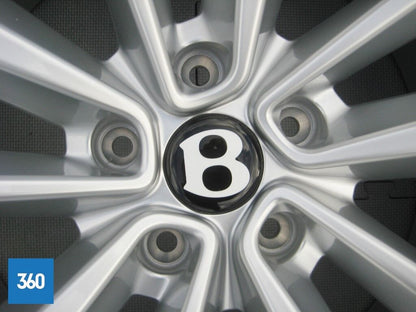 Genuine Bentley Bentayga 21" Silver 5 Twin Spoke Alloy Wheel 36A601025C