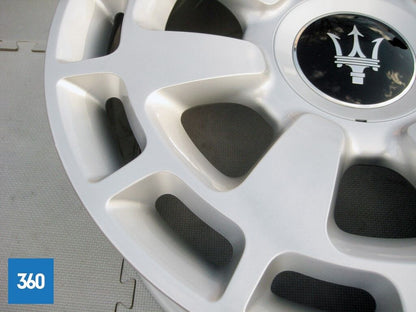 Genuine Maserati 20" Silver Crono Alloy Wheel Set 670011857 670011858