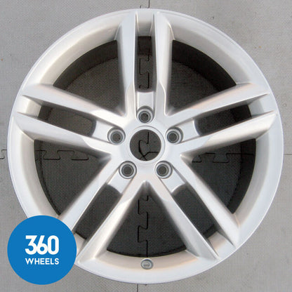 Genuine Audi TTRS 18" 5 10 Double Spoke 9J Silver Alloy Wheel 8J0601025AN