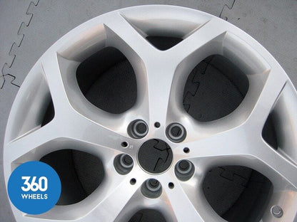 Genuine BMW X6 20" 214 11J Y Spoke Silver Rear Alloy Wheel 36116782916