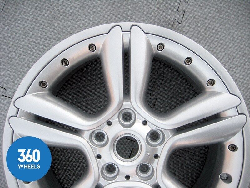 Genuine Mini 18" Countryman Paceman R127 5 Star Double Spoke Silver Alloy Wheel 36109803727