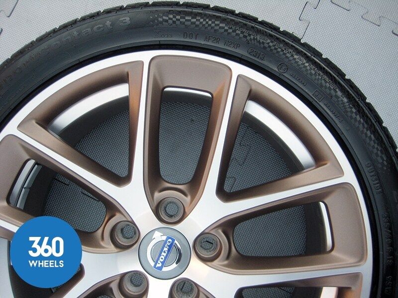 Genuine Volvo 18" S60 5 Double Spoke Modin Alloy Wheel Conti Tyre 9487105