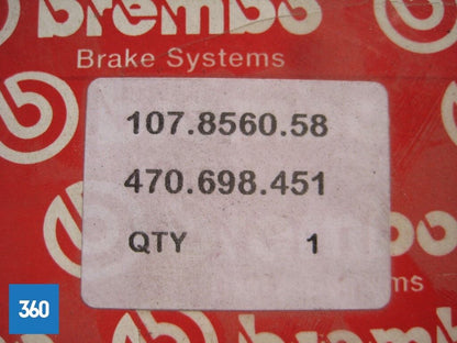 Genuine Lamborghini Aventador SV S SVJ Brembo Rear Brake Pad Set 470698451 470698451D