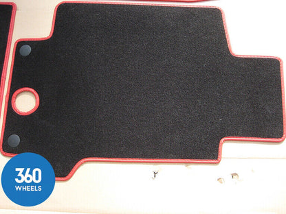 Genuine Maserati Granturismo GT MC Stradale Floor Carpet LHD Mats Black Red