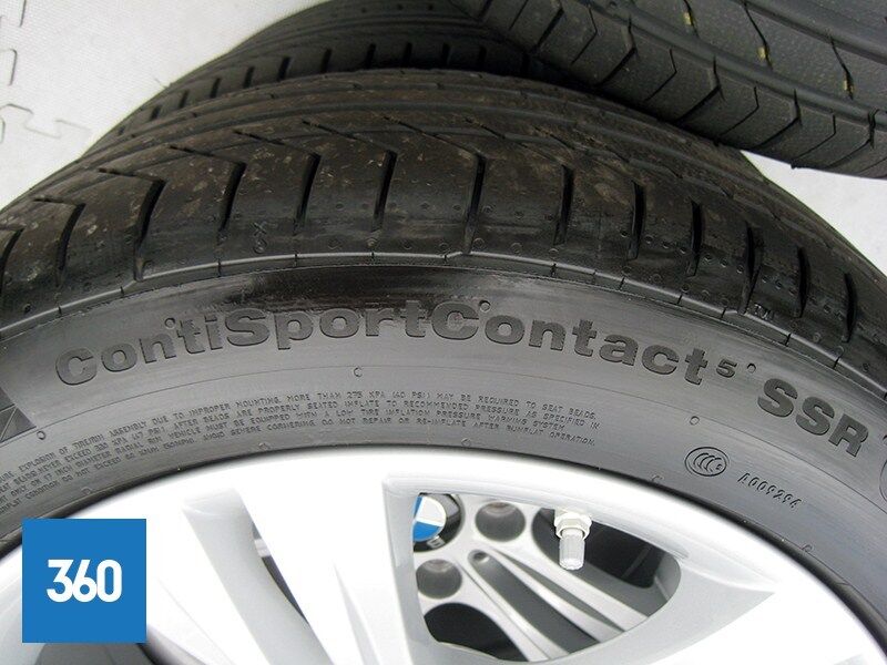 Genuine BMW 3 4 Series 17" 392 5 Double Spoke Alloy Wheels Set Continetal Tyres 36116796239