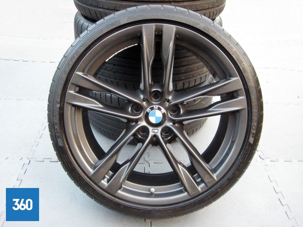 Genuine BMW 5 6 Series 20" 373 M Sport Double Spoke Alloy Wheels Dunlop SP Sport Maxx GT Tyre Set TPMS