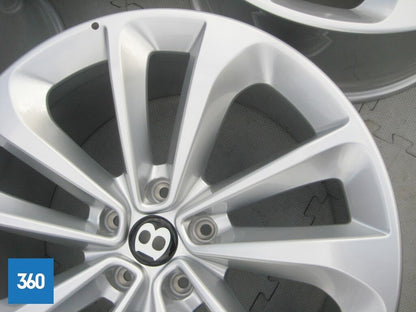 Genuine Bentley Bentayga 21" 5 Twin Spoke Silver Alloy Wheels Set 36A601025C
