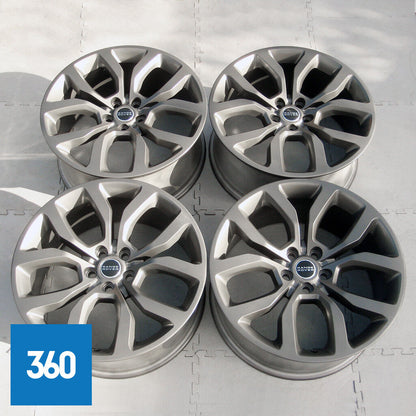Genuine Range Rover Sport 21" Satin Grey  5 Split Spoke Alloy Wheel Set LR044840