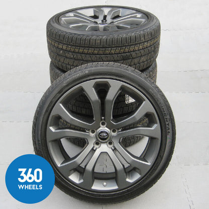 Genuine Range Rover Sport 22" Style 514 Grey Alloy Wheels Tyre Set with TPMS