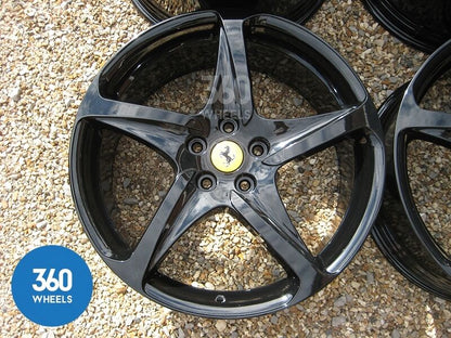 Genuine Ferrari FF 20" 5 Twist Spoke Black Alloy Wheels 260697 274882 273270