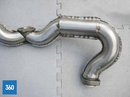 Genuine Ferrari F355 Complete Exhaust Catalytic Bypass Tube 5.2 Motronic 168977
